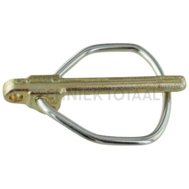 GRANIT Linch pin 10x100 10 x 100 - 20001952500 | Version: galvanised | A: 9,5 mm | B: 80 mm | C: 100 mm | D: 124 mm | E: 25 mm | F: 100 mm