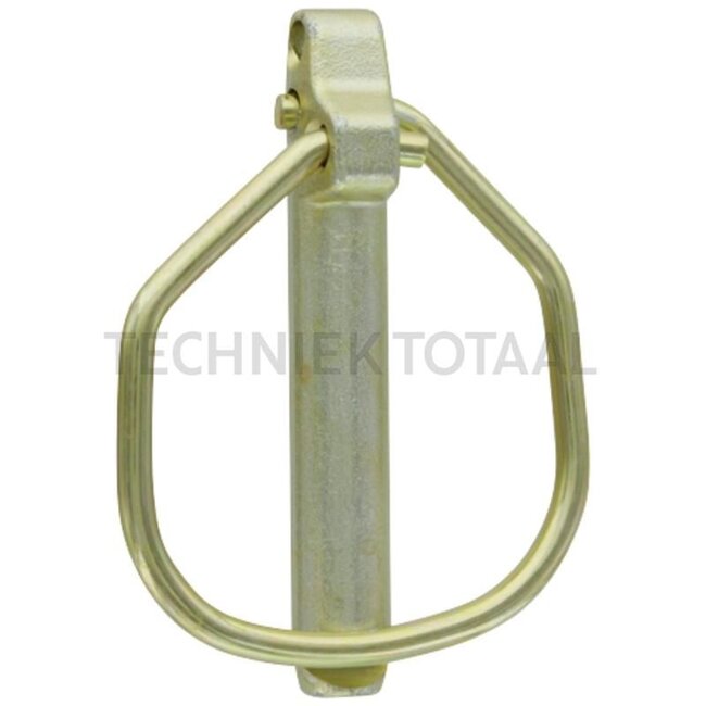 GRANIT Linch pin - 20002120200 | Version: galvanised | A: 11,5 mm | B: 45 mm | C: 55 mm | D: 77 mm | E: 14,5 mm | F: 60 mm