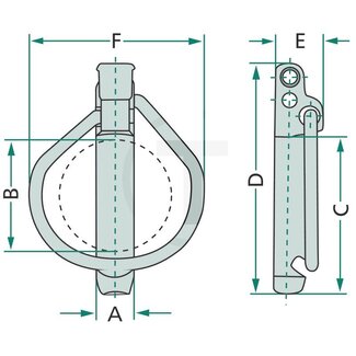 GRANIT Borgpennen set - 5 stuks