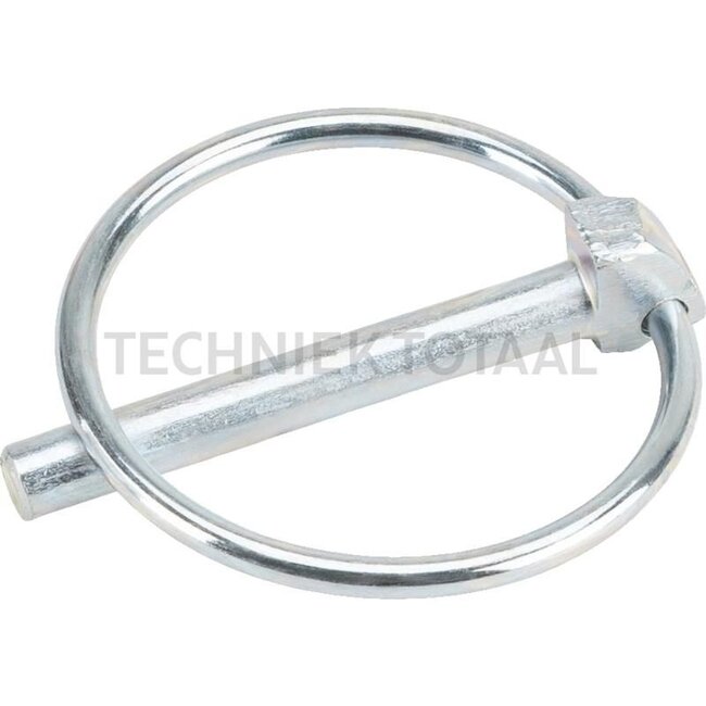 GRANIT Klappstecker-Satz - 100 Stück - 20023258/100 | Ausführung: verzinkt | A: 6 mm | C: 41 mm | F: 47 mm