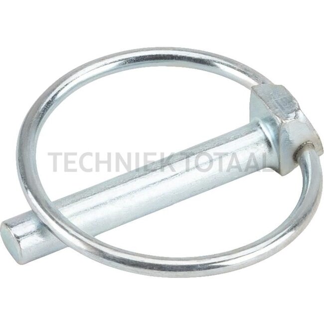 Klappstecker-Satz - 100 Stück - 20023263/100 | Ausführung: verzinkt | A: 8 mm | C: 41 mm | F: 47 mm