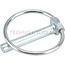 Klappstecker-Satz - 100 Stück - 20023263/100 | Ausführung: verzinkt | A: 8 mm | C: 41 mm | F: 47 mm