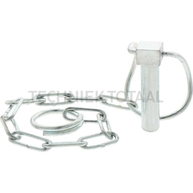 GRANIT Linch pin for tube - 20099117 | Version: galvanised | A: 14 mm | B: 48 mm | C: 44 mm | D: 4 mm