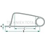GRANIT Lock pin 6 x 140 x 105 mm | 23429