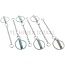Walterscheid Borgpennenset cat. 3 verzinkt, A 17 mm, B 61 mm - 6 stuks