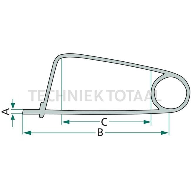 GRANIT Borgpen 5 x 100 mm