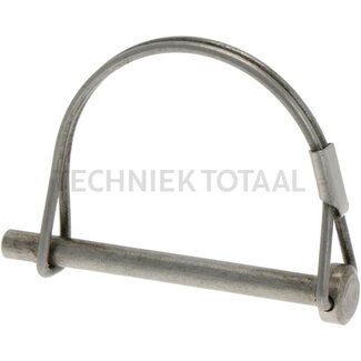 GRANIT Linch pin for tube - Version: V2A. A (mm): 8. B (mm): 45. C (mm): 38