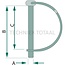 GRANIT Linch pin for tube - 200233385SS | Version: V2A | A: 8 mm | B: 70 mm | C: 60 mm