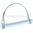 GRANIT Linch pin for tube - 200233389 | Version: galvanised | A: 10 mm | B: 70 mm | C: 60 mm