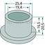 GRANIT Reducing bush, top link cat. 1 / 2, A 25,4 mm, B 19,4 mm, C 16,5 - 20,5 mm