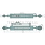 GRANIT Hydraulischer Oberlenker Eco-Line - 20010110, T1420010110 | Oberlenkertyp: hydraulisch | Bauart: Kugelgelenk / Kugelgelenk | A Kat.: 2 / 25,4 | B Kat.: 1 / 19 | F: 570 / 810 mm | Hub: 240 mm | Kolbenstangen-Ø D: 35 mm | Zylinder-Ø innen E: 63 mm | G: 44 /