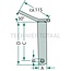 GRANIT Pin Cat. 1 - 20012855 | Version: Without chain | Category: 1 | A: 19 mm | B: 12 mm | C: 175 mm | D: 191 mm | Menke no.: 49018
