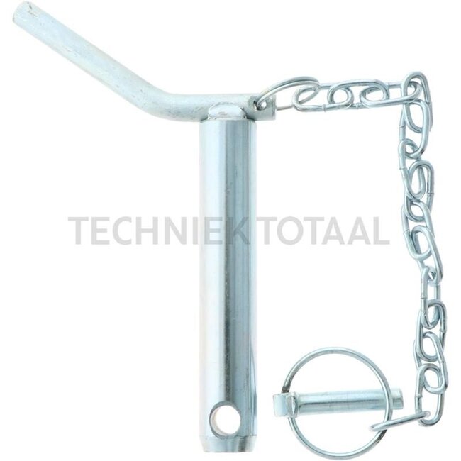 GRANIT Top link pin Cat. 2 - 20012864 | Version: With chain | Category: 2 | A: 25 mm | B: 12 mm | C: 125 mm | D: 143 mm | Menke no.: 73649