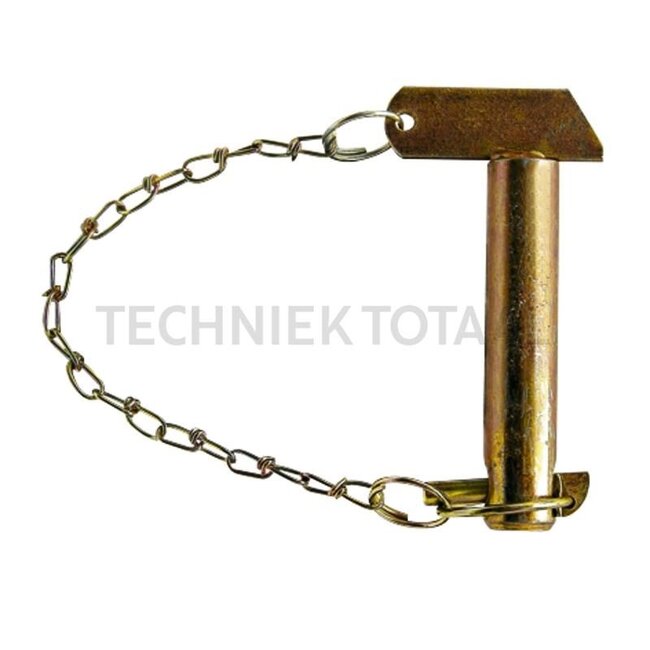 GRANIT Oberlenkerbolzen Kat. 1 - 20012841 | Ausführung: mit Kette | Kategorie: 1 | A: 19 mm | B: 12 mm | C: 110 mm | D: 125 mm | E: 75 mm | Menke-Nr.: 22772