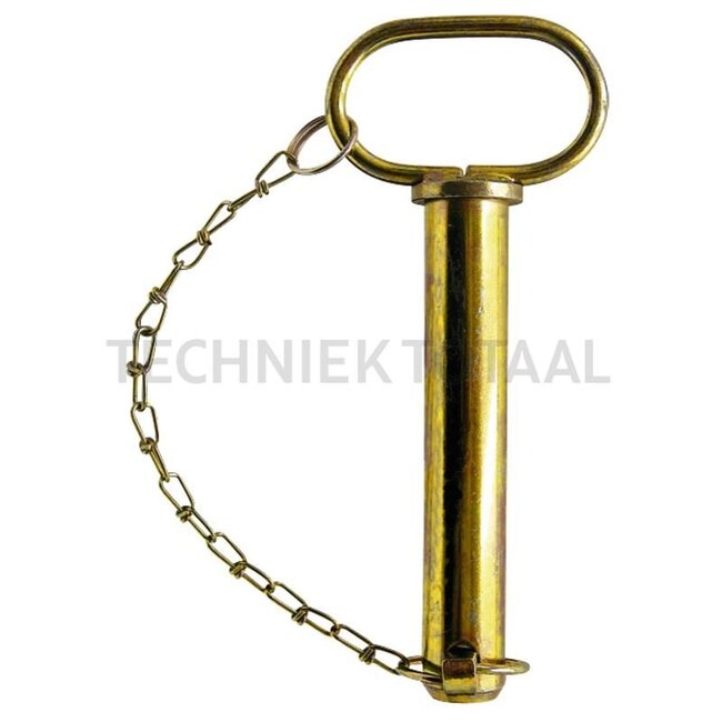 GRANIT Pin Cat. 2 - 20012848 | Version: With chain | Category: 2 | A: 25 mm | B: 12 mm | C: 105 mm | D: 120 mm | E: 32 mm