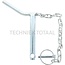 GRANIT Top link pin Cat. 1 - 20012862 | Version: With chain | Category: 1 | A: 19 mm | B: 12 mm | C: 125 mm | D: 143 mm | Menke no.: 73646