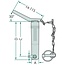 GRANIT Pin Special version - 200129119 | Version: With chain | Category: Special version | A: 36 mm | B: 12 mm | C: 335 mm | D: 365 mm