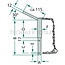 GRANIT Topstang-verlooppennen cat. 1-2, shopverpakking - 20012925, 200129250 | A: 19 mm | B: 200 mm | C: 72 mm | D: 100 mm | E: 5 mm | F: 25 mm | Categorie: 1 - 2 | Omschrĳving: met toebehoren