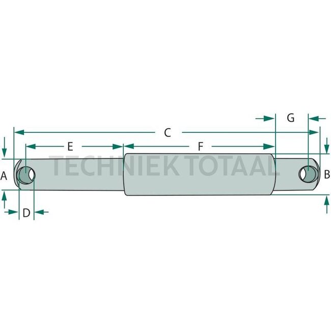 GRANIT Broche pour barre de poussée - 20012965