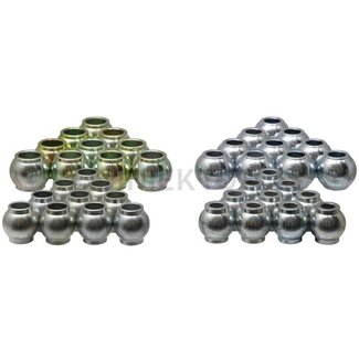 GRANIT Top link ball set Set contains: 10x 20012056 (Cat.1-2), 10x 20012058 (Cat. 2), 10x 20012061 (Cat. 2-3), 10x 20012064 (Cat. 3) - 40 pcs