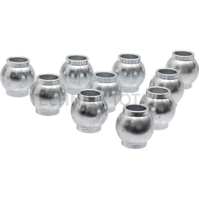 GRANIT Top link ball set Cat. 2/3 - 10 pcs. - 20012061/10 | Category: 2 / 3 | Version: Standard | A: 25,4 mm | B: 60 mm | C: 51 mm | Description: Granit standard balls are made of hardened chrome manganese steel 16MnCr5.