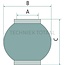 GRANIT Top link ball set Cat. 2/3 - 10 pcs. - 20012061/10 | Category: 2 / 3 | Version: Standard | A: 25,4 mm | B: 60 mm | C: 51 mm | Description: Granit standard balls are made of hardened chrome manganese steel 16MnCr5.