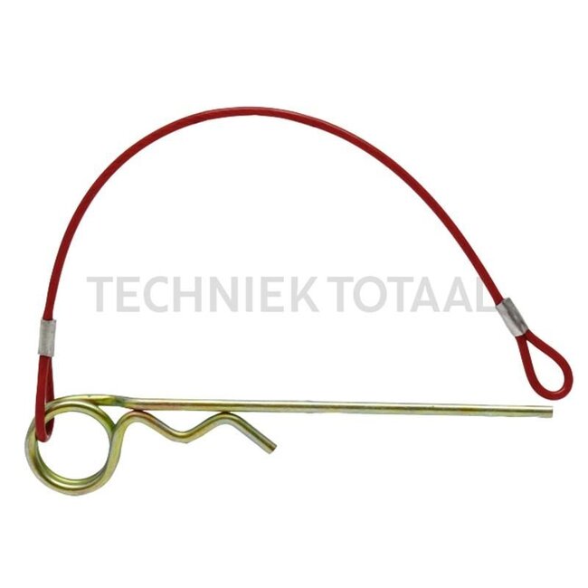 GRANIT R-clip - 20090040, H718870900011 | A: 3,6 mm | Technical data: Rope length 250 mm, rope thickness 2.5 mm | Length: 150