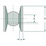 Walterscheid Opvulschijf cat. 2 - 395305753, 1305753 | D: 90 mm | d: 28,7 mm | a: 13,5 mm | A: 13,5 mm/inch