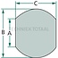 Walterscheid Lower link ball Cat. 1 - Version: Standard. Category: 1. A (mm): 22. B (mm): 44. C (mm): 35 - 305051