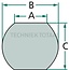 CBM Lower link ball Cat. 2 - A (mm): 28. B (mm): 56. C (mm): 35 - 310125000