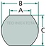 CBM Unterlenkerkugel Kat. 1 / 2 - 712R22B, 310023000 | A: 22 mm | B: 56 mm | C: 35 mm | Ausführung: Standard | Kategorie: 1 / 2