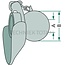 CBM Vangprofiel Cat. 3 - 712C661, 80003064, 080003064 | Categorie: 3 | Uitvoering: Standaard | A: 37 mm | B: 64 mm