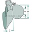 Walterscheid Guide cone Cat. 1 - 395305209, 305209 | Category: 1 | Version: standard | A: 22,4 mm | B: 44 mm | C: 12 mm | Menke no.: 49288