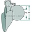CBM Vangprofiel Cat. 2 - 3 - Categorie: 2 / 3, Uitvoering: Standaard, A 28 mm