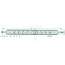 GRANIT Linkage drawbar Cat. 2 - 200DB064 | Category: 2 | A: 1085 mm | Width: 80 mm | Height: 40 mm | D: 60 mm | E: 202,3 mm | F: 140 mm | G: 28,5 mm | H: 25,4 mm | No. of holes: 5