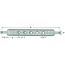 GRANIT Linkage drawbar Cat. 2 - 200DB064 | Category: 2 | A: 1085 mm | Width: 80 mm | Height: 40 mm | D: 60 mm | E: 202,3 mm | F: 140 mm | G: 28,5 mm | H: 25,4 mm | No. of holes: 5