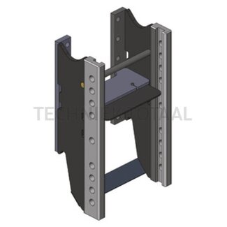 Scharmüller Drawbar frame 330/25/32, 89,3 kN, 2500 kg Mercedes Benz U 300 - 500