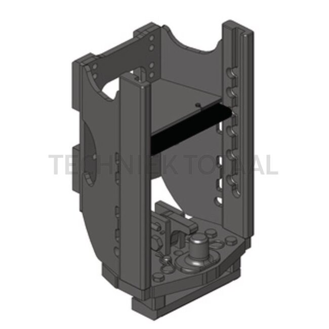 Scharmüller Scharmüller bearing block - 77700132060A02, 0.132.06.0-A02-SAP, 00.132.06.0-A02-SAP | D-value: 89,3 kN | Detent pin Ø: 25 mm | Guide width: 32 mm | Rail width: 330 mm | Load capacity: 2500 kg | Colour: Black | Version: Scharmüller (330/25/32), max. Stützl