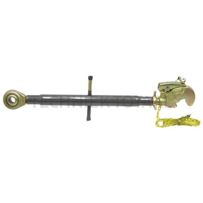 CBM Mechanischer Oberlenker - 7123PG2514 | I: M27 x 3 mm | A Kat.: 2 / 25,4 | B Kat.: 50 | C: 400 mm | D: 580 / 820 mm | H: 51 mm | Bauart: Fanghaken / Kugelgelenk | Oberlenkertyp: mechanisch