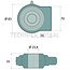 GRANIT Ball joint Kat.2 - 11259239 | Version: Lower link | Category: 2 | A: 35 mm | B: 18,7 mm | D: 25,4 mm | E: 83 mm | H: 70 mm | L: 55 mm