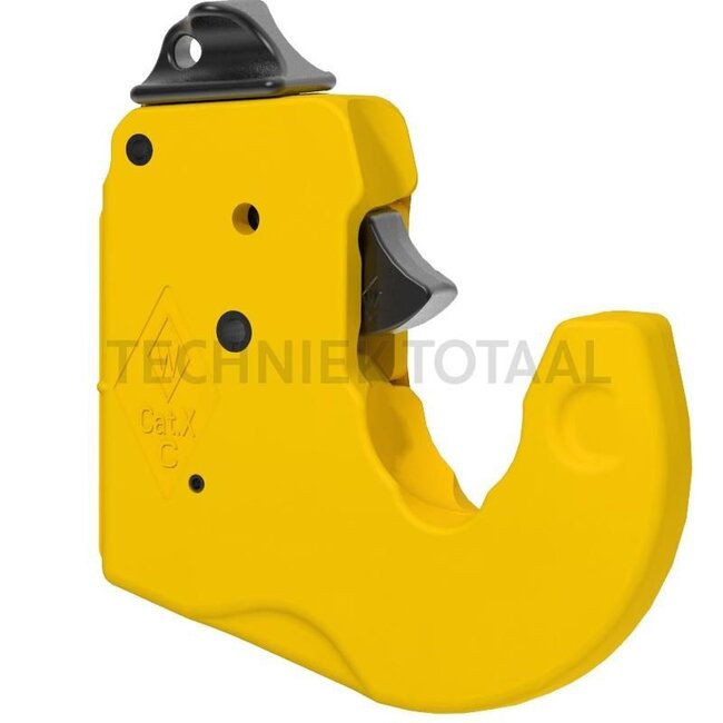 Walterscheid Lower link hook Cat. 3L - 395208555, 1208555 | Category: 3L | Max. power (kW (hp)): 92 (125) | A: 64 mm | B: 38 mm | C: 134 mm | D: 120 mm | E: 200 mm | F: 117 mm | Type: Light | Description: <b>Advantages:</b> |  Suitable for absorbing high tensile, comp