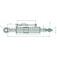 GRANIT Hydraulischer Oberlenker - 12054128 | Oberlenkertyp: hydraulisch | Bauart: Kugelgelenk / Kugelgelenk | A Kat.: 2 / 25,4 | B Kat.: 2 / 25,4 | F: 430 / 590 mm | Hub: 160 mm | Kolbenstangen-Ø D: 30 mm | Zylinder-Ø innen E: 50 mm | L2: 100 mm | Beschreibung: