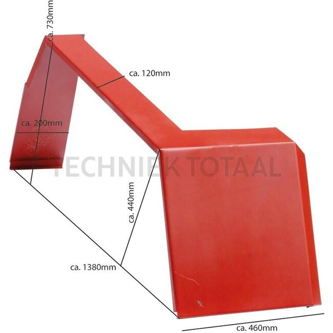GRANIT Achterspatbord links, in de primer Fendt Farmer 303 - 312