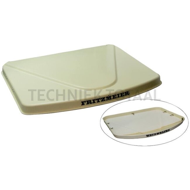 Fritzmeier Dachbezug GFK-Polyester-Dachhaube - 675138052, 138052 | Beschreibung: GFK-Polyester-Dachhaube, mit Dämmung! | Breite: 1500 mm | Länge: 1300 / 1150 mm | Ausführung: incl. 5x Gummiring 675127201