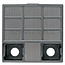 GRANIT Radiator grille lower 490 x 479 x 85 mm Case IH 644-1056 XL | 3141785R92