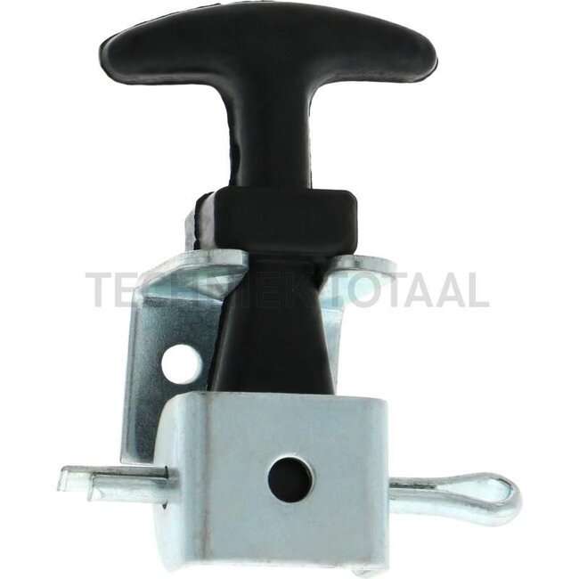 Haubenhalter-Satz kpl. mit Halterung, kurz - 4990027, 9254990027 | Ausführung: kurz | A: 18x18 mm | B: 65 mm | C: 16 mm