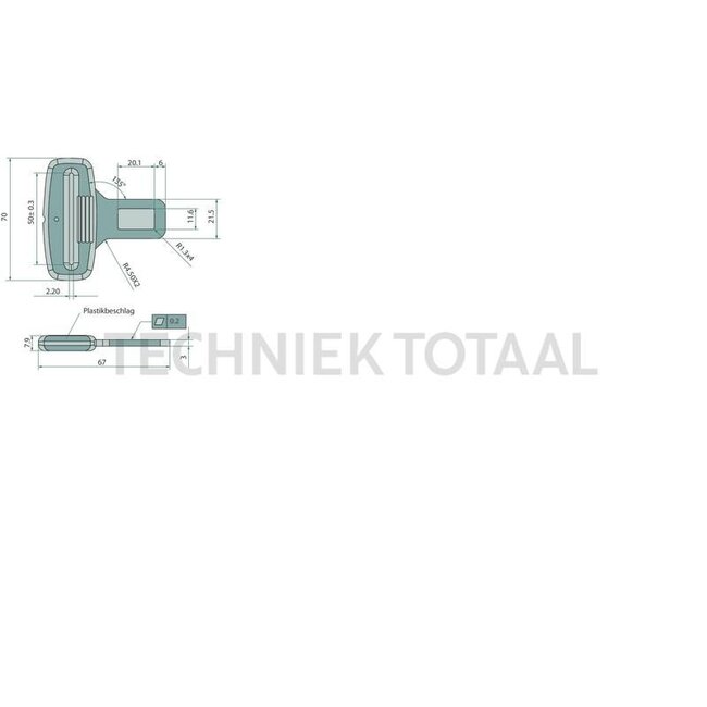GRANIT Lap belt automatic retraction 1000 x 45 mm | 1598504, SB020