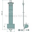 GRANIT Heupgordel automatisch oprolbaar - 240ACC025T, 1598504, SB020, 1274331019, A000037717, 580062078 | Bestaat uit: • 1x gordelroller automatisch, (afmetingen: 1.000 x 45 mm), • 1x gordelsluiting (lengte: 165 mm), • 2x schroef 7/16 UNF draad, • 2x moeren, • 2