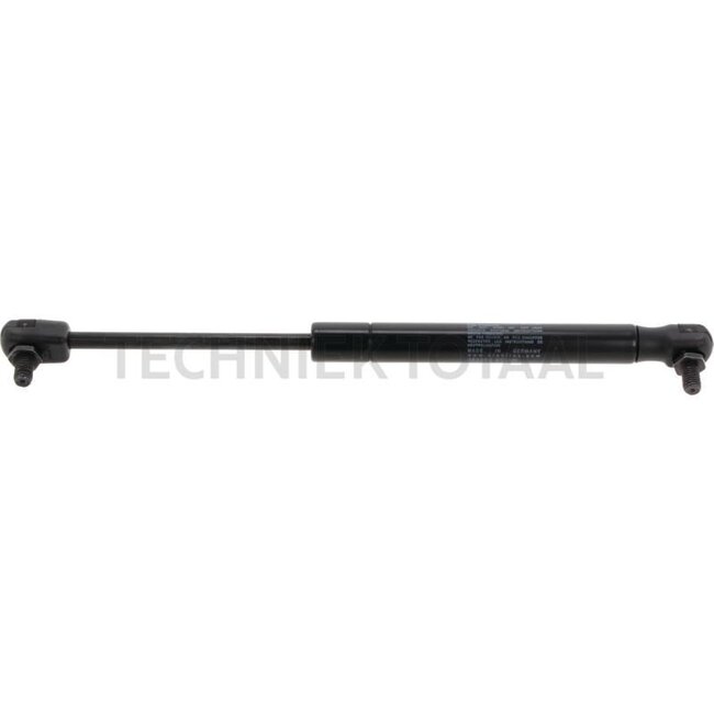 GRANIT Gasdruckdämpfer - 6549702503, 0009655690, 83380, 083380 | Newton: 500 | A: 285 mm | B: 185 mm | C: 8 mm | D: 8 mm | Hub: 102 mm | d1: 8 mm | d2: 18 mm | Anschluss 1: Winkelgelenk mit Kugelpfanne B Kunststoff | Anschluss 2: Winkelgelenk mit Kugelpfanne B K