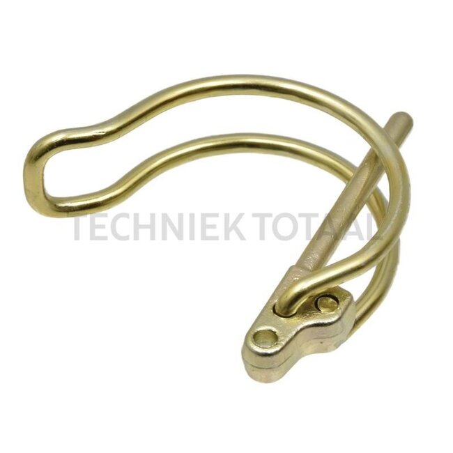 GRANIT Linch pin for tube 5 x 42 - 20006472502 | A: 4,5 mm | B: 35 mm | C: 42 mm | D: 63 mm | E: 13,5 mm | F: 20 mm | Version: galvanised